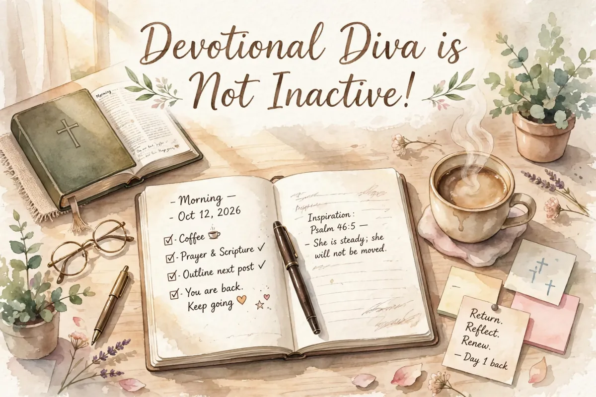 Devotional Diva is Not Inactive!