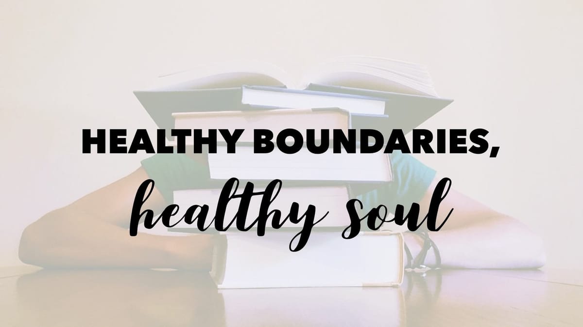 healthy boundaries